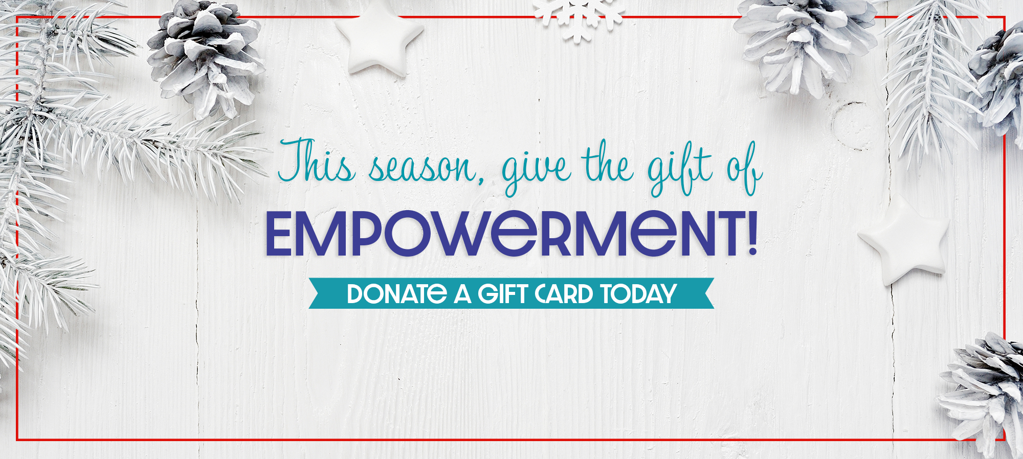 Looking for a way to give a hand up this Holiday Season? You can give the gift of empowerment to those who need it!