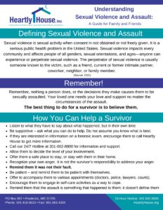 Defining Sexual Violence and Assault Cover Page