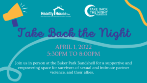 Take Back the Night Event Graphic